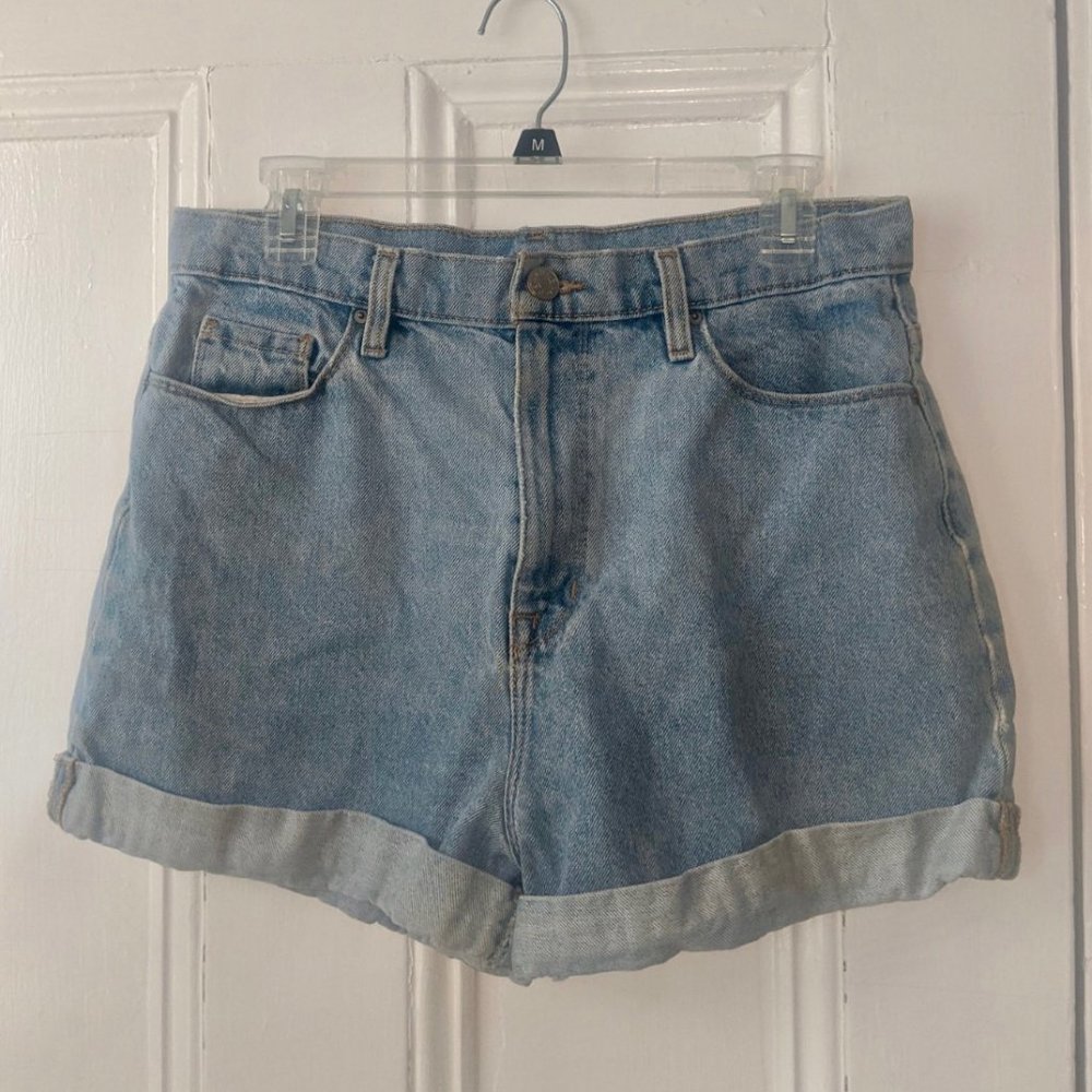 BDG High Waisted Denim Mom Shorts - Size 30